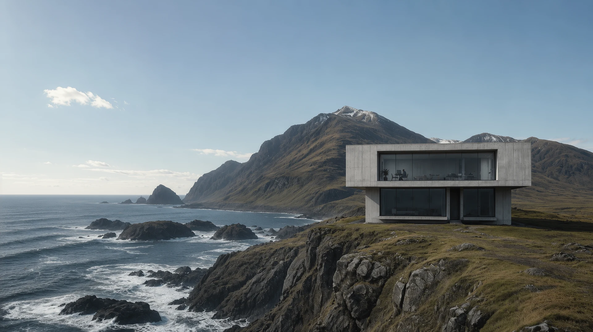 The same house in full daylight